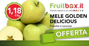 Altro che le solite merendine, nella cartella di tuo figlio metti qualcosa di sano! Come le nostre Mele Golden Delicious, in offerta su Fruitbox.it...