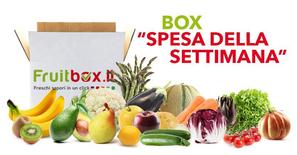 Il box &quot;Spesa della Settimana&quot; è il modo più conveniente di acquistare su Fruitbox. Tutta la verdura e la frutta di cui hai bisogno per pranzo, ce...